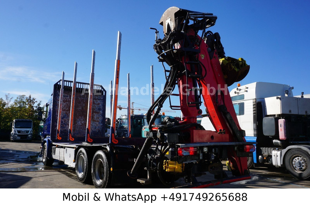 Scania R580 V8 LL 6x4 Palfinger-M120Z79 *Retarder/ACC - Camion trasporto legname, Camion con gru: foto 5 Scania R580 V8 LL 6x4 Palfinger-M120Z79 *Retarder/ACC - Camion trasporto legname, Camion con gru: foto 5