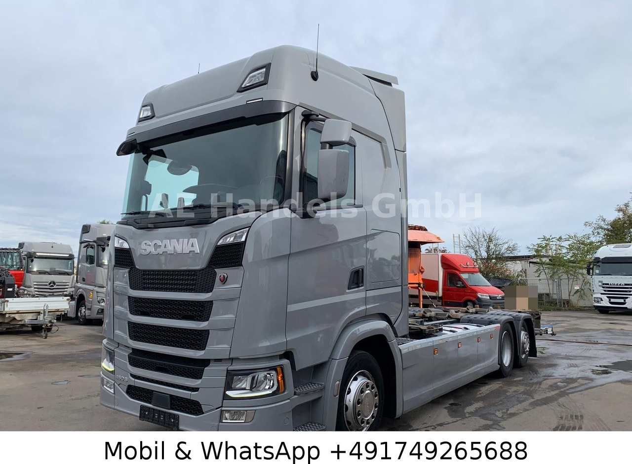 Scania S450 HighLine BDF *Retarder/Lenk+Lift/Multi/LBW - Autocarro portacontainer/ Caisse interchangeable: foto 1 Scania S450 HighLine BDF *Retarder/Lenk+Lift/Multi/LBW - Autocarro portacontainer/ Caisse interchangeable: foto 1