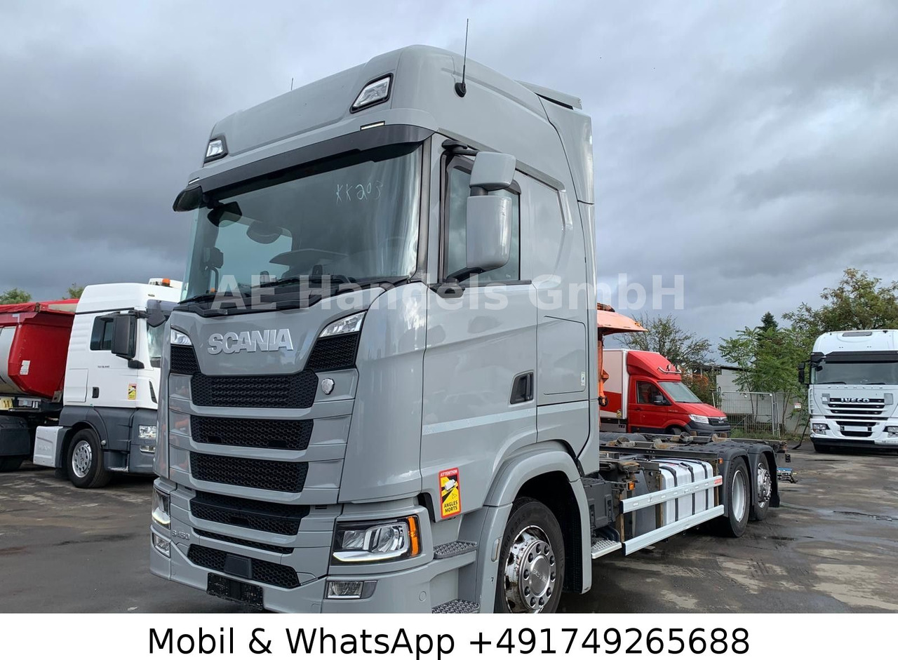 Scania S450 HighLine BDF *Retarder/Lenk+Lift/Multi/LBW - Autocarro portacontainer/ Caisse interchangeable: foto 1 Scania S450 HighLine BDF *Retarder/Lenk+Lift/Multi/LBW - Autocarro portacontainer/ Caisse interchangeable: foto 1