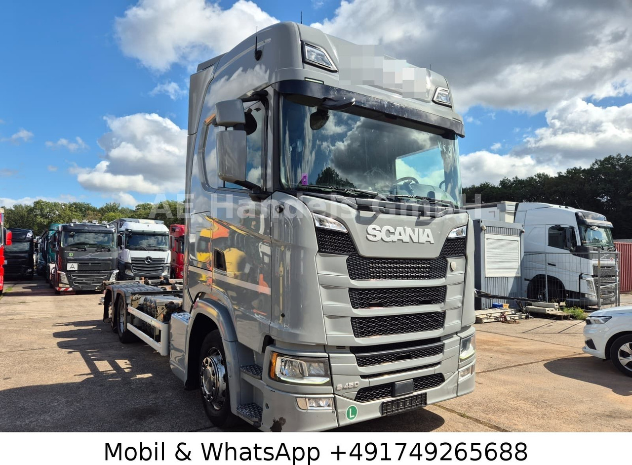 Scania S450 HighLine BDF *Retarder/Lenk+Lift/Multi/LBW - Autocarro portacontainer/ Caisse interchangeable: foto 1 Scania S450 HighLine BDF *Retarder/Lenk+Lift/Multi/LBW - Autocarro portacontainer/ Caisse interchangeable: foto 1