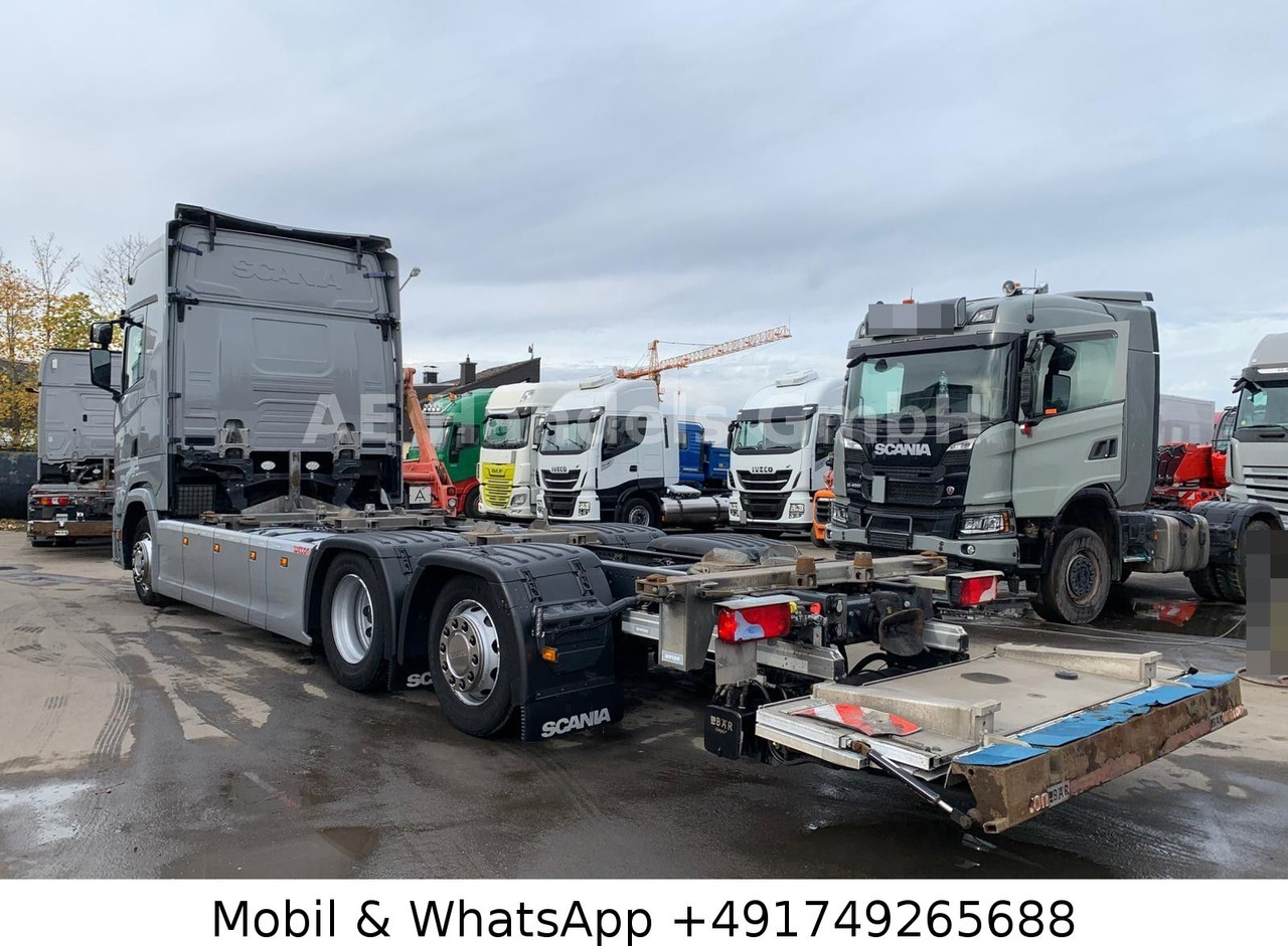 Scania S450 HighLine BDF *Retarder/Lenk+Lift/Multi/LBW - Autocarro portacontainer/ Caisse interchangeable: foto 2 Scania S450 HighLine BDF *Retarder/Lenk+Lift/Multi/LBW - Autocarro portacontainer/ Caisse interchangeable: foto 2