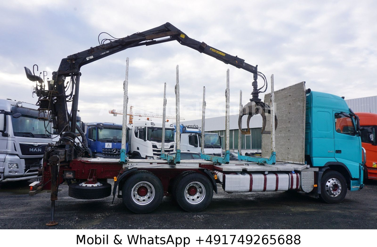 Volvo FH 540 Globe BL 6x4 Hiab 115z-80  *VEB+/AHK - Camion trasporto legname, Camion con gru: foto 3 Volvo FH 540 Globe BL 6x4 Hiab 115z-80  *VEB+/AHK - Camion trasporto legname, Camion con gru: foto 3