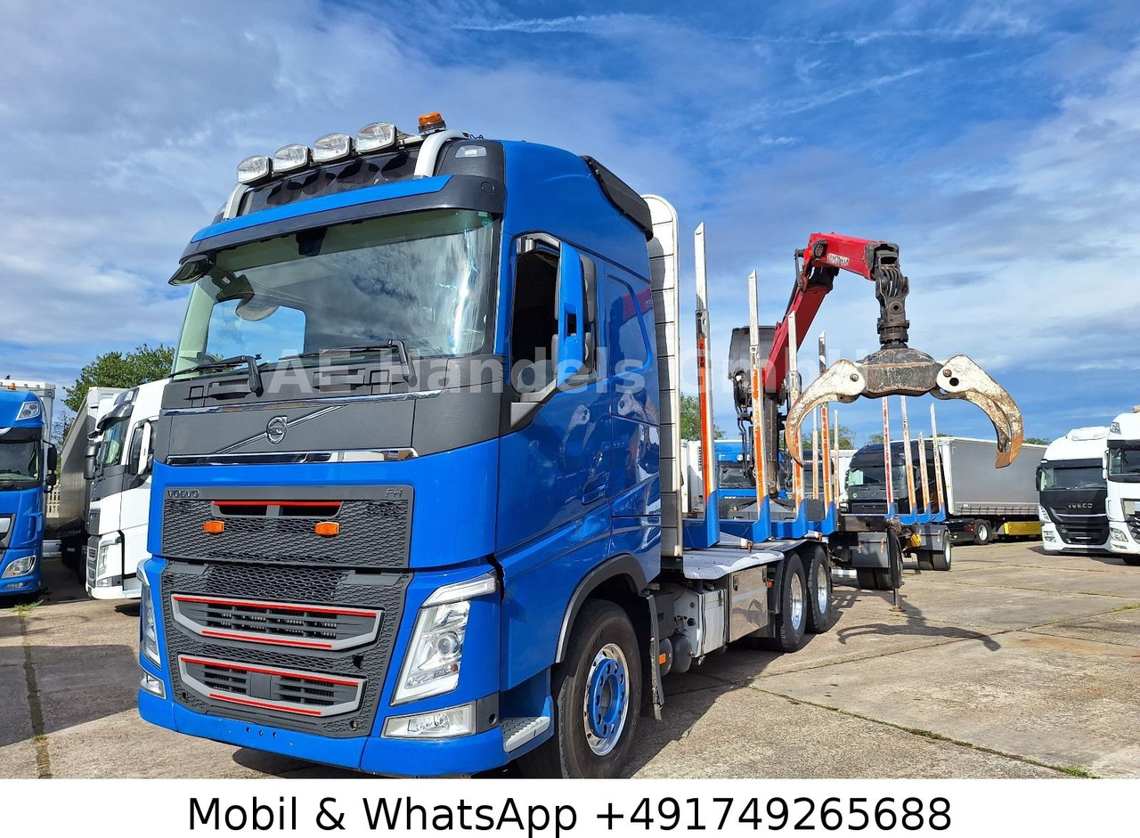 Volvo FH 540 Globe BL 6x4 Palfinger M12L80 *Retarder - Camion trasporto legname, Camion con gru: foto 1 Volvo FH 540 Globe BL 6x4 Palfinger M12L80 *Retarder - Camion trasporto legname, Camion con gru: foto 1