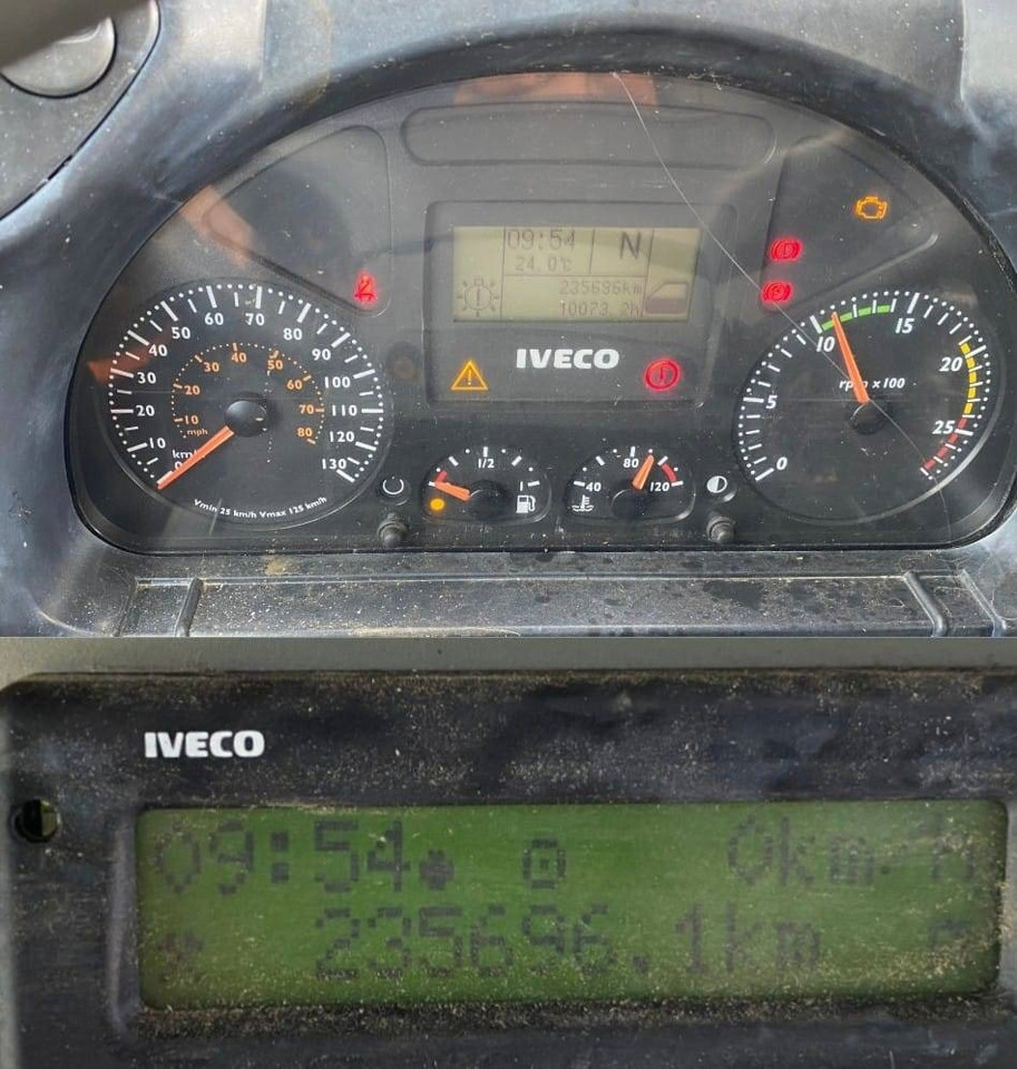 Autocarro scarrabile Iveco TRAKKER 410/EEV -PALFINGER PK13001-T18 endommagé: foto 17