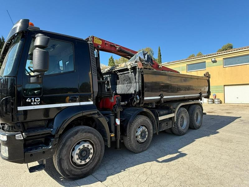 Iveco TRAKKER 410 EEV BI-BENNE GRUE MARREL 8X4 - Autocarro ribaltabile: foto 2 Iveco TRAKKER 410 EEV BI-BENNE GRUE MARREL 8X4 - Autocarro ribaltabile: foto 2