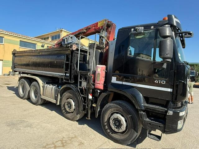 Iveco TRAKKER 410 EEV BI-BENNE GRUE MARREL 8X4 - Autocarro ribaltabile: foto 1 Iveco TRAKKER 410 EEV BI-BENNE GRUE MARREL 8X4 - Autocarro ribaltabile: foto 1