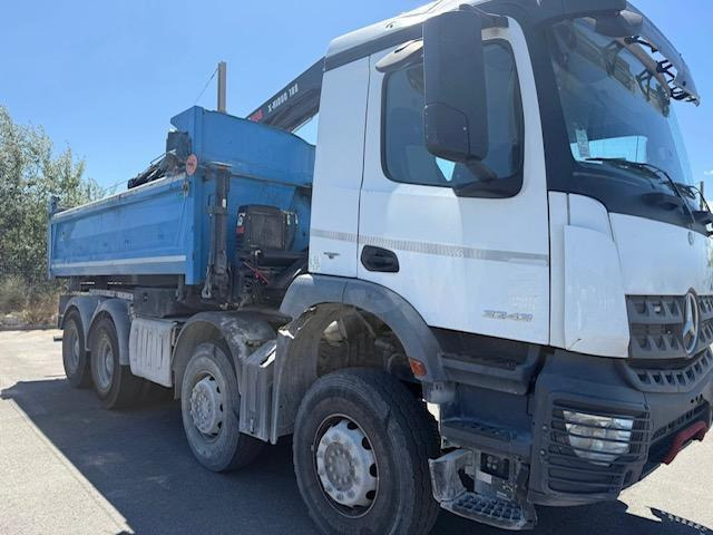 Mercedes AROCS 3243 BI-BENNE GRUE - Autocarro ribaltabile, Camion con gru: foto 2 Mercedes AROCS 3243 BI-BENNE GRUE - Autocarro ribaltabile, Camion con gru: foto 2