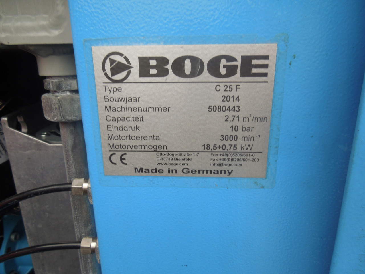 BOGE C25F - Compressore d'aria: foto 3 BOGE C25F - Compressore d'aria: foto 3