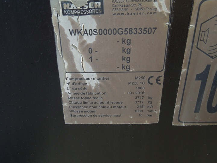 KAESER M250 - Compressore d'aria: foto 3 KAESER M250 - Compressore d'aria: foto 3