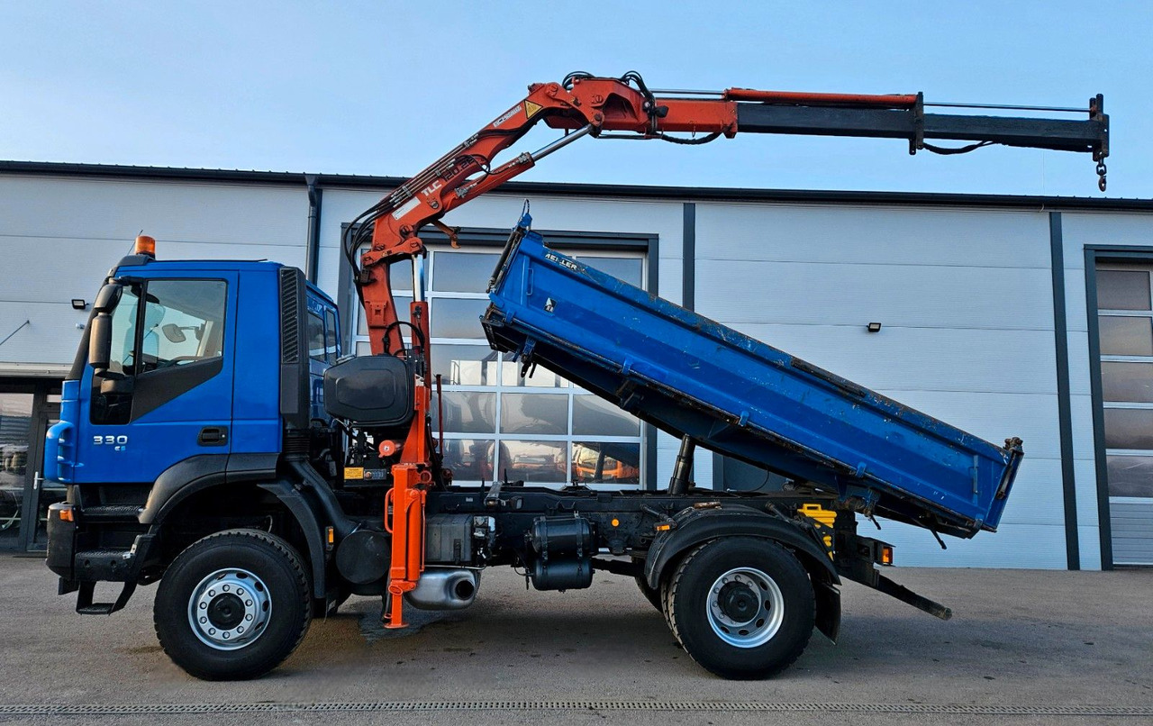 Iveco Trakker 190T33 4x4 Euro5 Kran Atlas 120.2E Funk - Autocarro ribaltabile, Camion con gru: foto 4 Iveco Trakker 190T33 4x4 Euro5 Kran Atlas 120.2E Funk - Autocarro ribaltabile, Camion con gru: foto 4