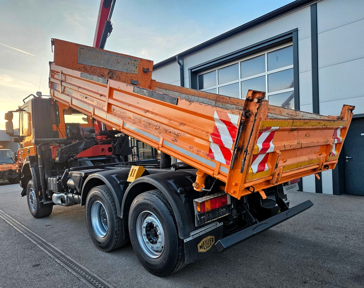 Iveco Trakker 410 6x4-4 EEV Palfinger PK12502 Funk - Autocarro ribaltabile, Camion con gru: foto 5 Iveco Trakker 410 6x4-4 EEV Palfinger PK12502 Funk - Autocarro ribaltabile, Camion con gru: foto 5