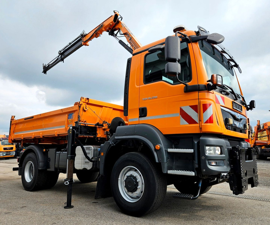 MAN TGM 18.290 4x4 Atlas 75.2 Kran Funk Euro6 - Autocarro ribaltabile, Camion con gru: foto 4 MAN TGM 18.290 4x4 Atlas 75.2 Kran Funk Euro6 - Autocarro ribaltabile, Camion con gru: foto 4