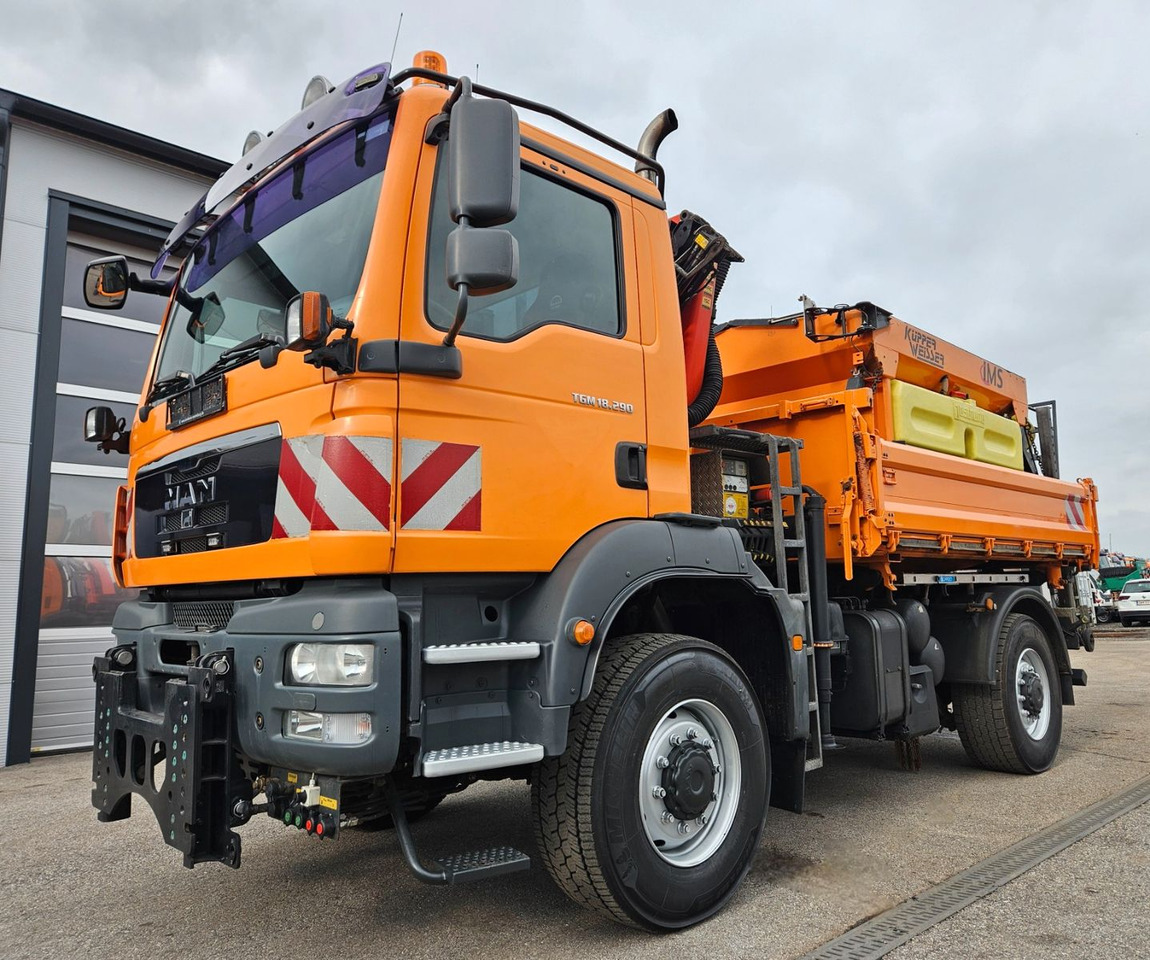 MAN TGM 18.290 4x4 Palfinger PK7001 Kran Funk Euro5 - Autocarro ribaltabile, Camion con gru: foto 4 MAN TGM 18.290 4x4 Palfinger PK7001 Kran Funk Euro5 - Autocarro ribaltabile, Camion con gru: foto 4