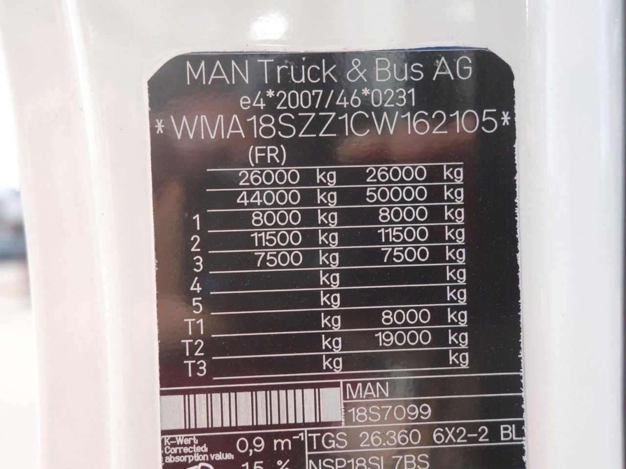 Camion con gru MAN TGS 26.360 FG 6x2 mit Fassi F210C: foto 14 Camion con gru MAN TGS 26.360 FG 6x2 mit Fassi F210C: foto 14