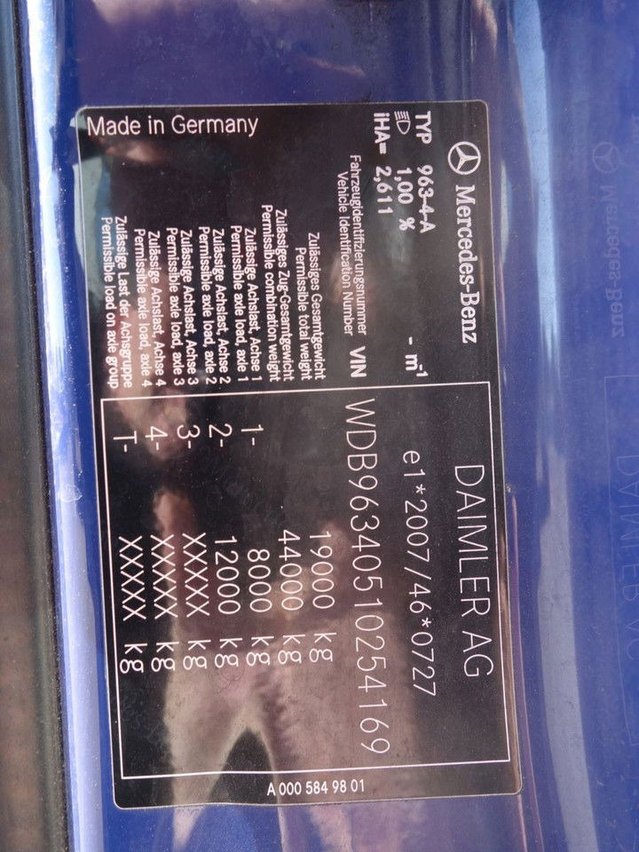 Trattore stradale Mercedes-Benz Actros 1843 Lsnrl LD, Retarder, Navi, 9 Stk.: foto 11 Trattore stradale Mercedes-Benz Actros 1843 Lsnrl LD, Retarder, Navi, 9 Stk.: foto 11