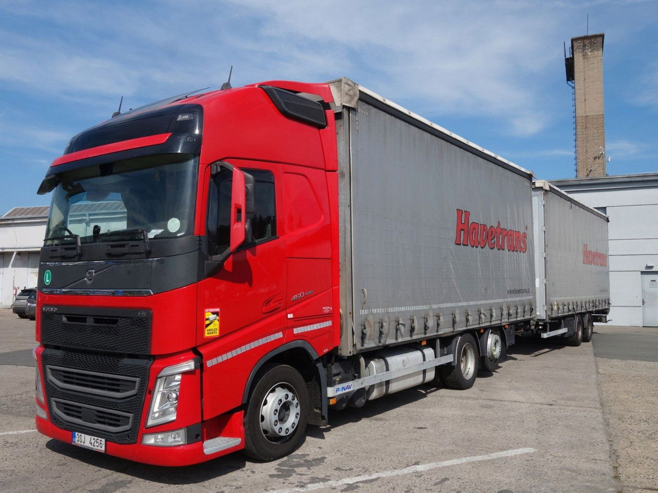 Volvo FH 460 XL 6x2, 120 cbm, Durchfahren - Camion centinato: foto 1 Volvo FH 460 XL 6x2, 120 cbm, Durchfahren - Camion centinato: foto 1
