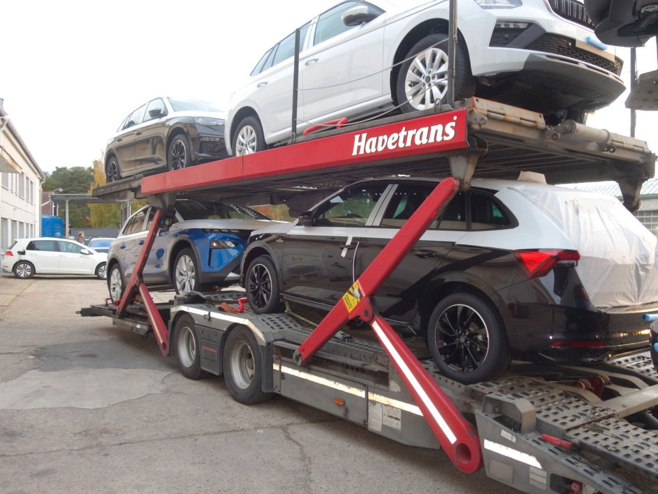 Camion bisarca Volvo FM 13 460 6x2 Kässbohrer Metago - Supertrans: foto 14