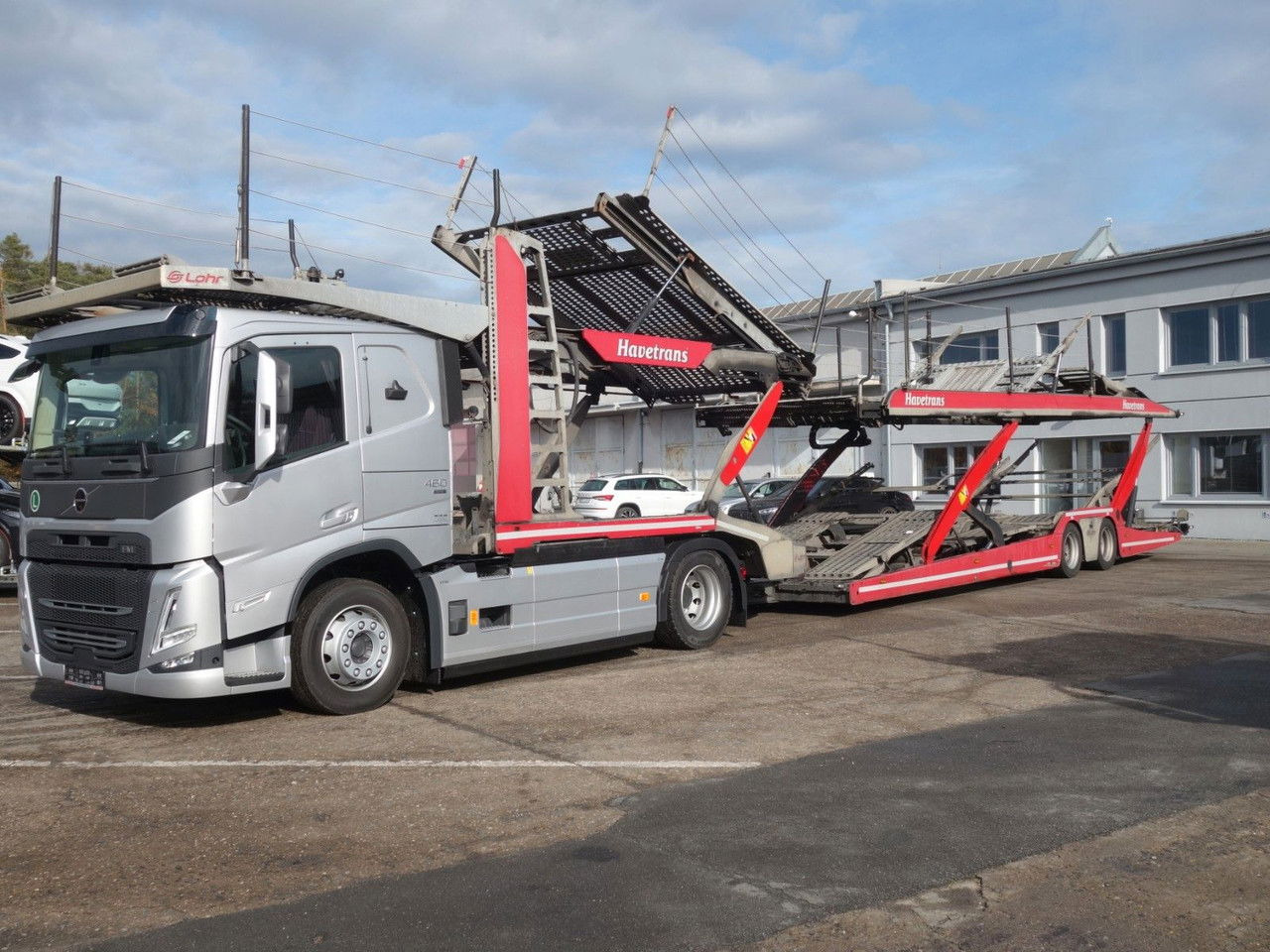 Volvo FM 13 460 Neue, Retarder , Euro Lohr 2018 - Camion bisarca: foto 2 Volvo FM 13 460 Neue, Retarder , Euro Lohr 2018 - Camion bisarca: foto 2