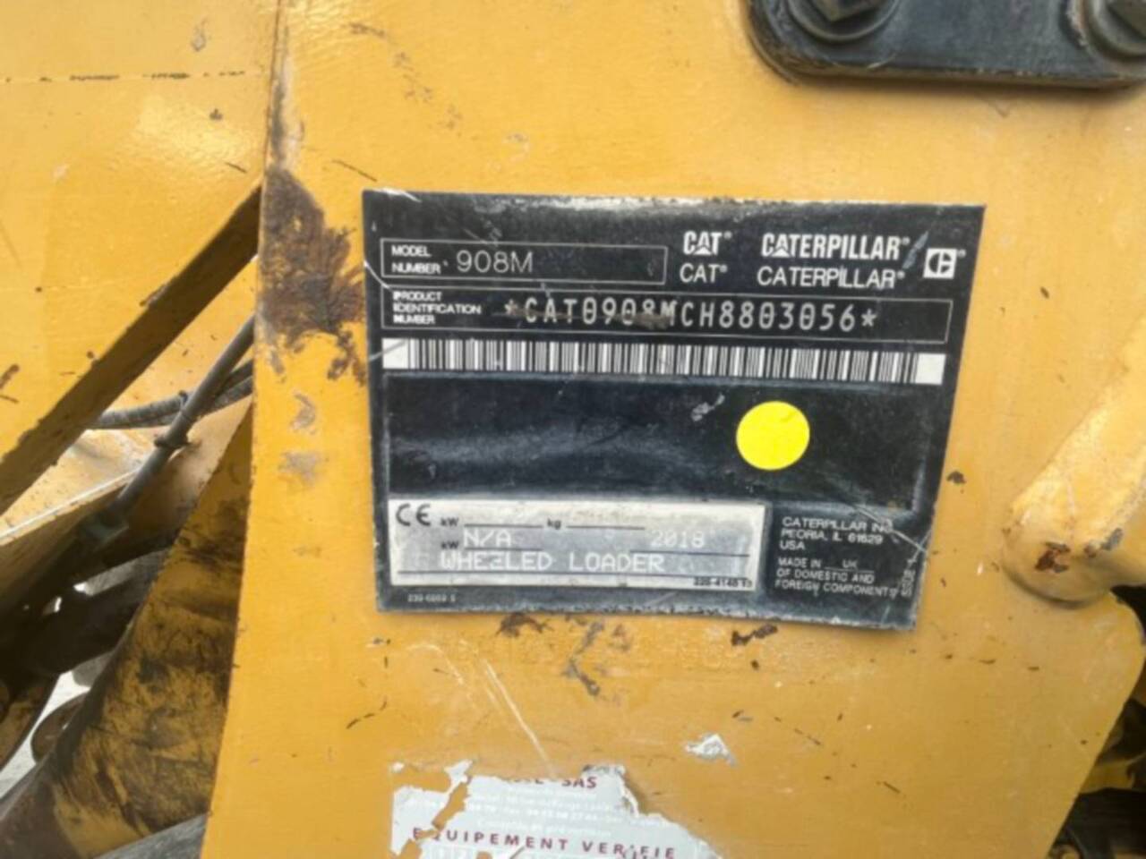 Pala gommata CAT 908M: foto 6