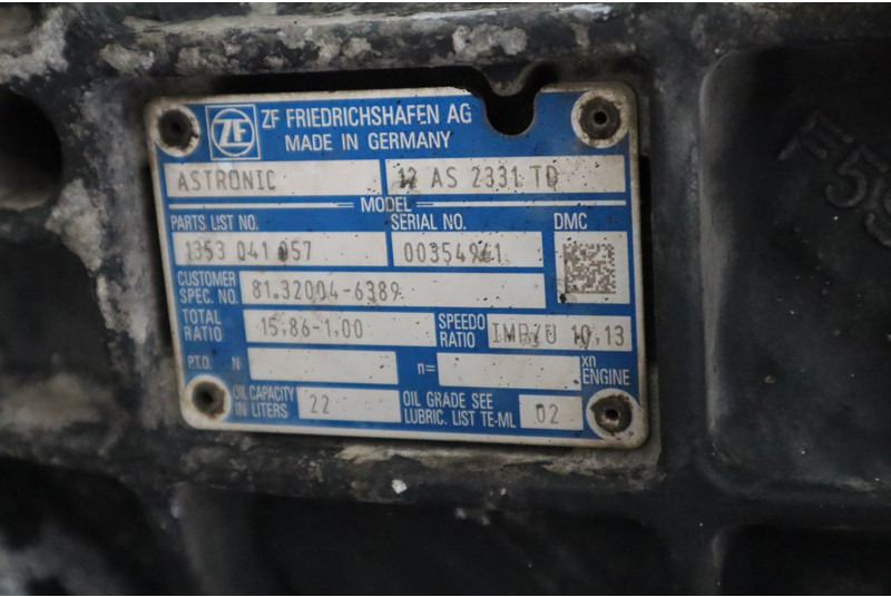 ZF 12AS2331DD+INT3 - Cambio per Camion: foto 5 ZF 12AS2331DD+INT3 - Cambio per Camion: foto 5