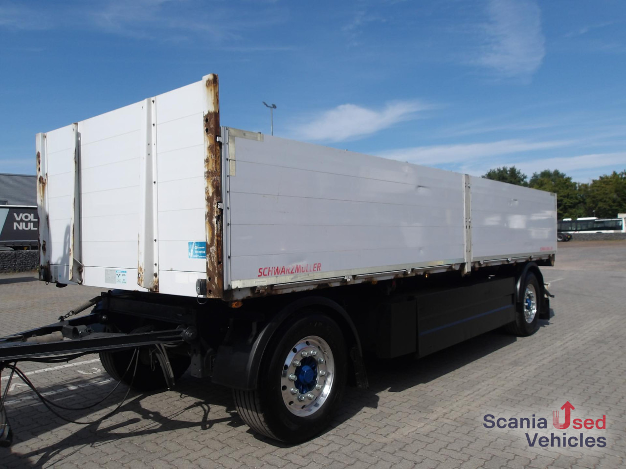 SCHWARZMUELLER AZ18 T-Serie - BPW Achsen - ALCOA - Palettenkasten - Rimorchio pianale/ Cassonato: foto 1 SCHWARZMUELLER AZ18 T-Serie - BPW Achsen - ALCOA - Palettenkasten - Rimorchio pianale/ Cassonato: foto 1