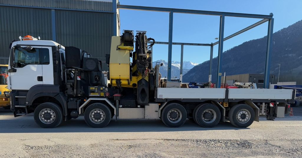 MAN TGS 41.480 10x8,E5,Palfinger 150002,FLYJIB,Winch - Camion con gru, Autocarro con pianale/ Cassone fisso: foto 5 MAN TGS 41.480 10x8,E5,Palfinger 150002,FLYJIB,Winch - Camion con gru, Autocarro con pianale/ Cassone fisso: foto 5