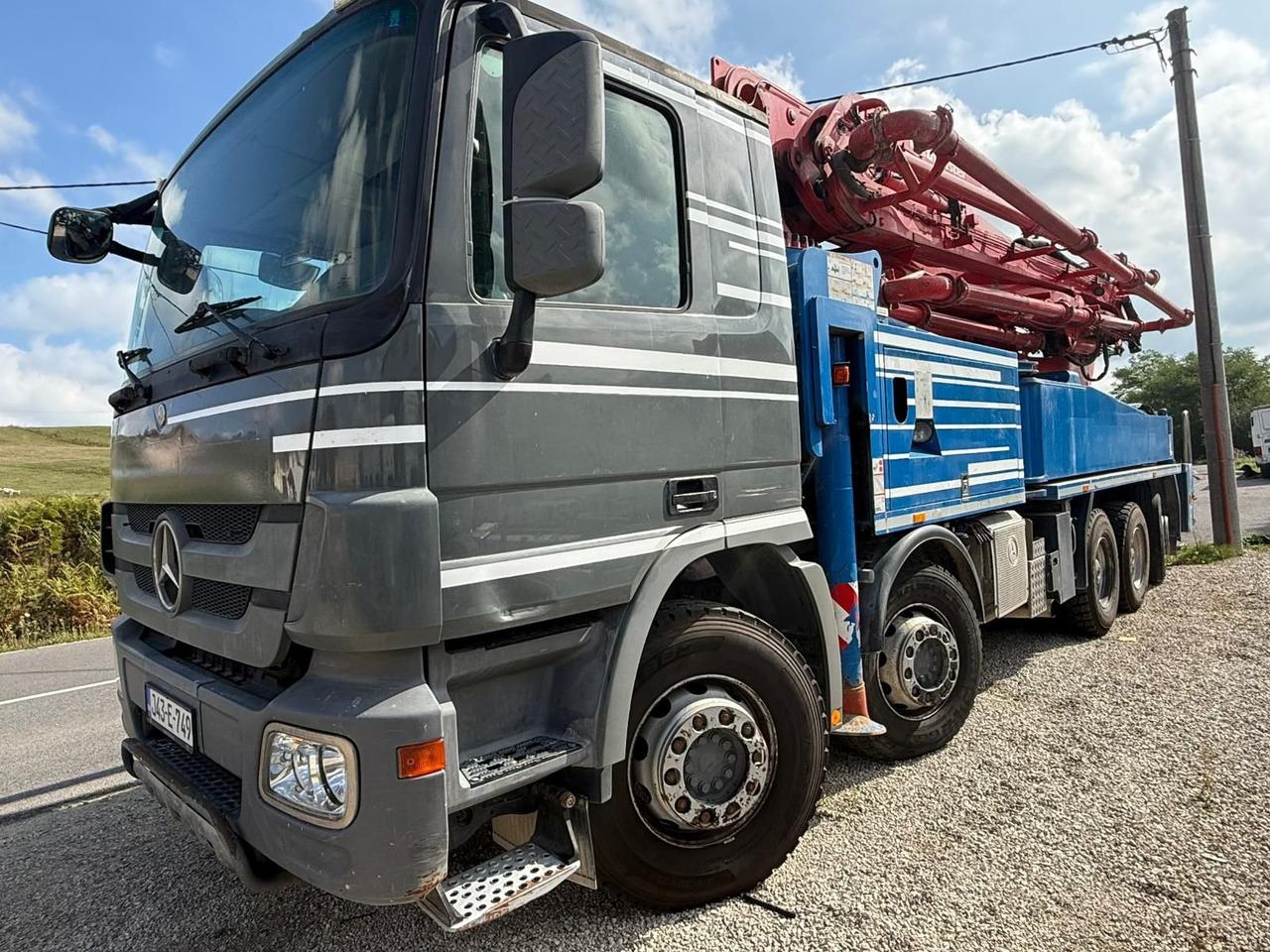 Mercedes-Benz Actros 4448 10x4, E5, MP-3, Putzmeister M46-5 - Pompa autocarrata: foto 3 Mercedes-Benz Actros 4448 10x4, E5, MP-3, Putzmeister M46-5 - Pompa autocarrata: foto 3