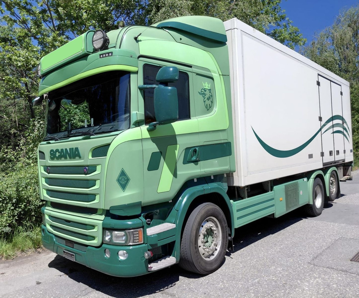 Scania R450 6x2, E6, Thermo King UT 1200, Ladebordwand - Autocarro frigorifero: foto 1 Scania R450 6x2, E6, Thermo King UT 1200, Ladebordwand - Autocarro frigorifero: foto 1