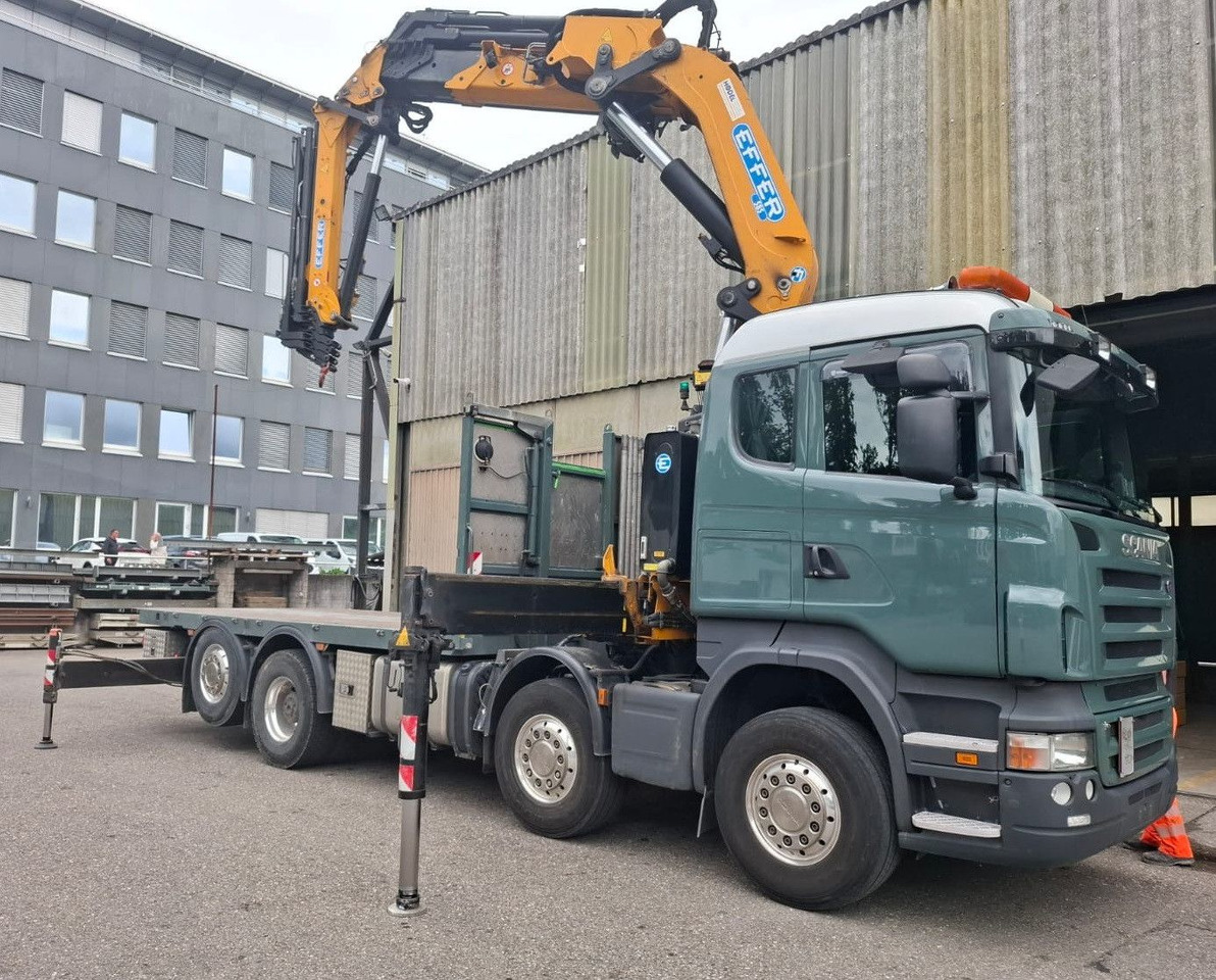 Scania R500 V8 8x2, E5, Effer 585 6S + Flyjib + winch - Camion con gru: foto 2 Scania R500 V8 8x2, E5, Effer 585 6S + Flyjib + winch - Camion con gru: foto 2