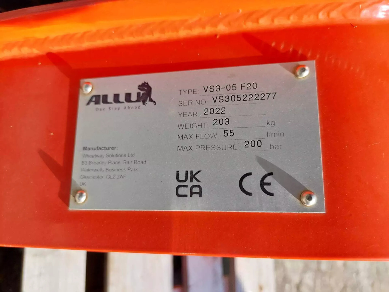 2022 Allu VS 3-05 - Benna per Macchina da cantiere: foto 3 2022 Allu VS 3-05 - Benna per Macchina da cantiere: foto 3