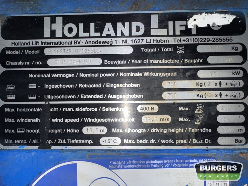 Piattaforma a pantografo HOLLANDLIFT Q-135EL24: foto 9