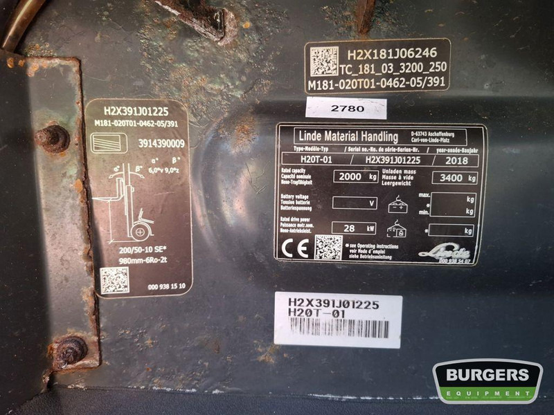 Linde H20T - Carrello elevatore a gas: foto 5 Linde H20T - Carrello elevatore a gas: foto 5