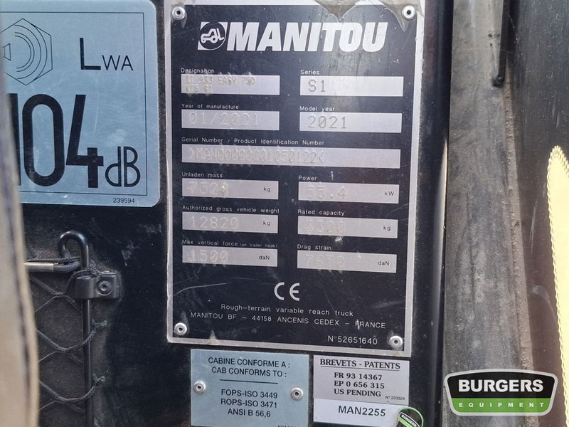 Sollevatore telescopico Manitou MT 933 Easy 75D: foto 6