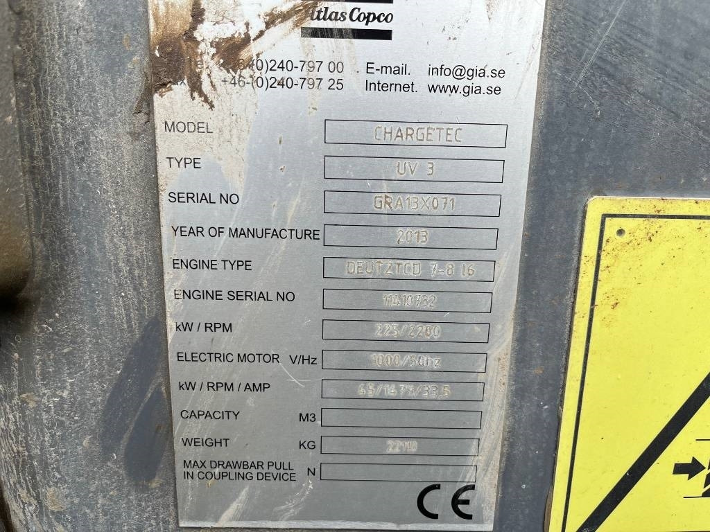 Atlas Copco Chargetec UV 3 - Perforatrice: foto 5 Atlas Copco Chargetec UV 3 - Perforatrice: foto 5