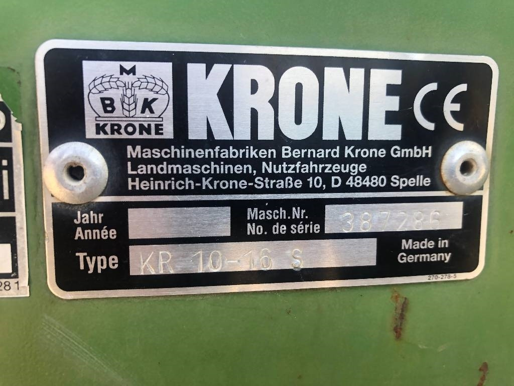 Krone KR 10-16 Dismantled: spare parts - Rotopressa: foto 3 Krone KR 10-16 Dismantled: spare parts - Rotopressa: foto 3