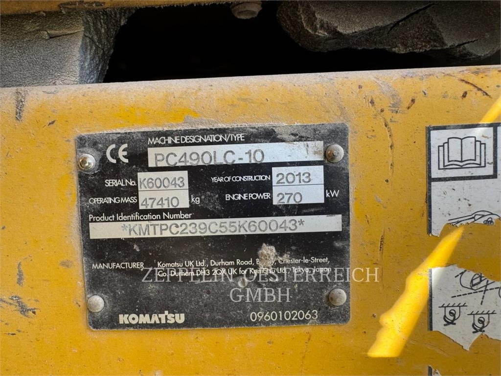 Komatsu PC490LC-10 - Escavatore cingolato: foto 4 Komatsu PC490LC-10 - Escavatore cingolato: foto 4