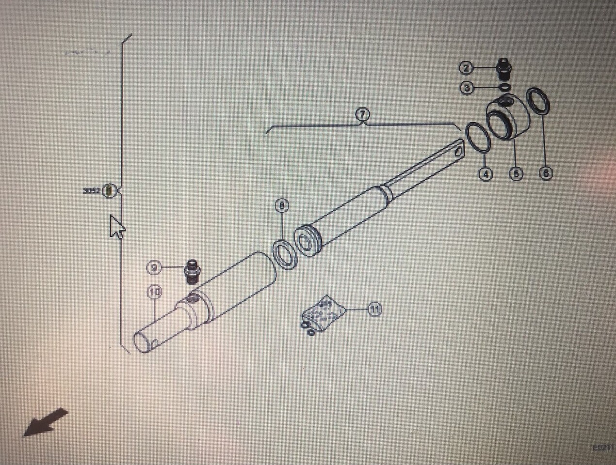 CLAAS 00 040 654 2/Claas-siłownik hydrauliczny/Claas Jaguar 880-830 900-830 810 - Cilindro idraulico per Macchina agricola: foto 1 CLAAS 00 040 654 2/Claas-siłownik hydrauliczny/Claas Jaguar 880-830 900-830 810 - Cilindro idraulico per Macchina agricola: foto 1