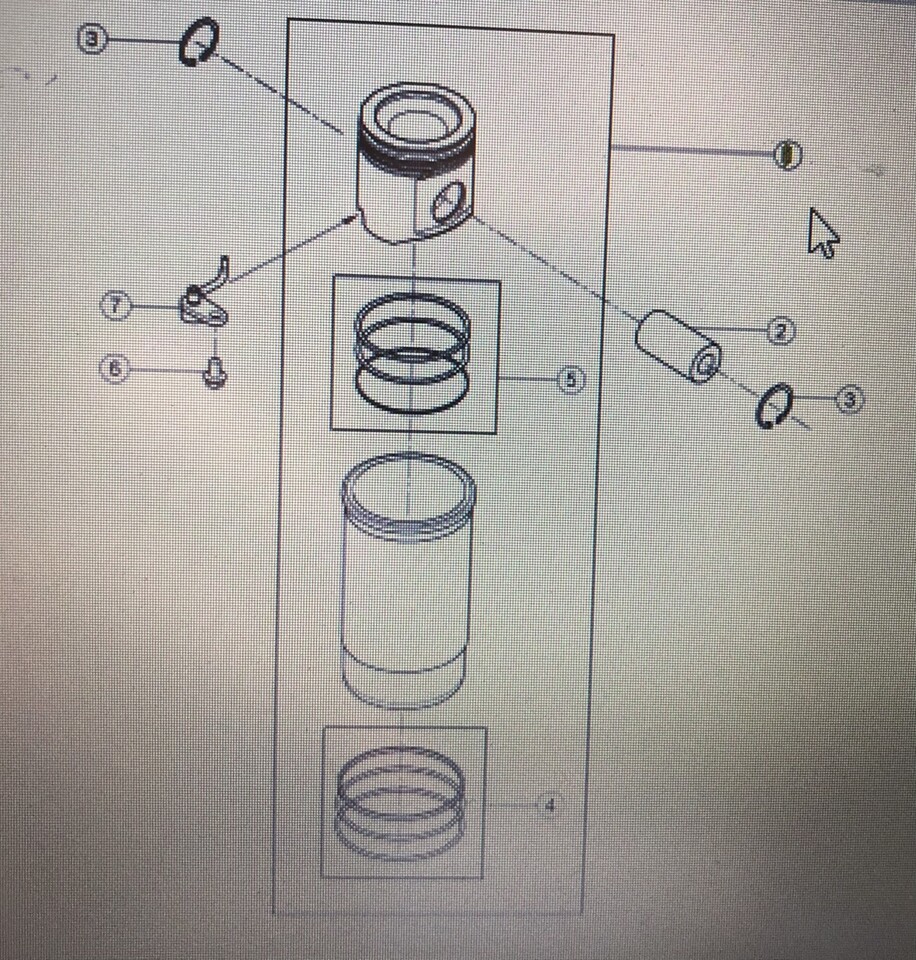 CLAAS 00 1146 459 0/Claas tuleja cylindra-tłok/Claas Arion 640 600 Hexashift 600 CMatic - Pistoni/ Anelli/ Boccole per Macchina agricola: foto 1 CLAAS 00 1146 459 0/Claas tuleja cylindra-tłok/Claas Arion 640 600 Hexashift 600 CMatic - Pistoni/ Anelli/ Boccole per Macchina agricola: foto 1