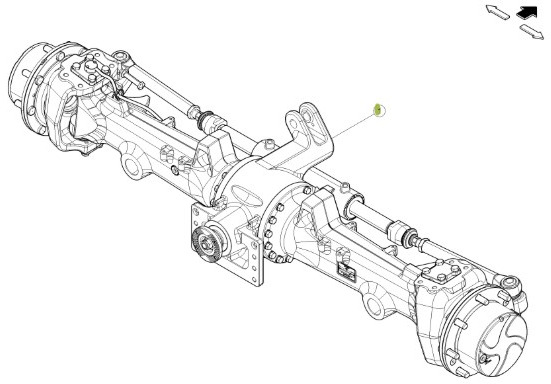 CLAAS Arion 610 660 Kompletny Most Przedni Oś Przednia CZĘŚCI 0022470963 00 2247 096 3 - Assali e ricambi per Macchina agricola: foto 1 CLAAS Arion 610 660 Kompletny Most Przedni Oś Przednia CZĘŚCI 0022470963 00 2247 096 3 - Assali e ricambi per Macchina agricola: foto 1