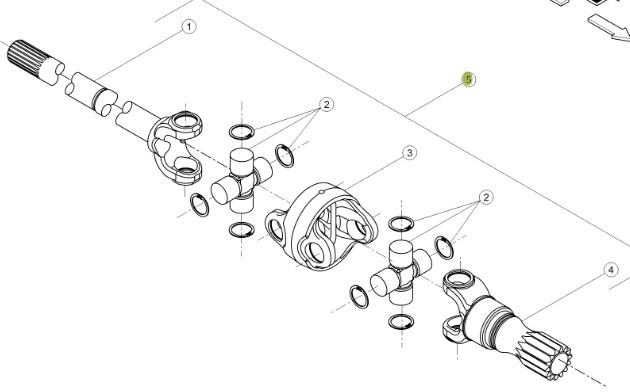 CLAAS Arion 610 660 Kompletny Wał Przedniego Mostu CZĘŚCI 0011637370 00 1163 737 0 - Assali e ricambi per Macchina agricola: foto 1 CLAAS Arion 610 660 Kompletny Wał Przedniego Mostu CZĘŚCI 0011637370 00 1163 737 0 - Assali e ricambi per Macchina agricola: foto 1