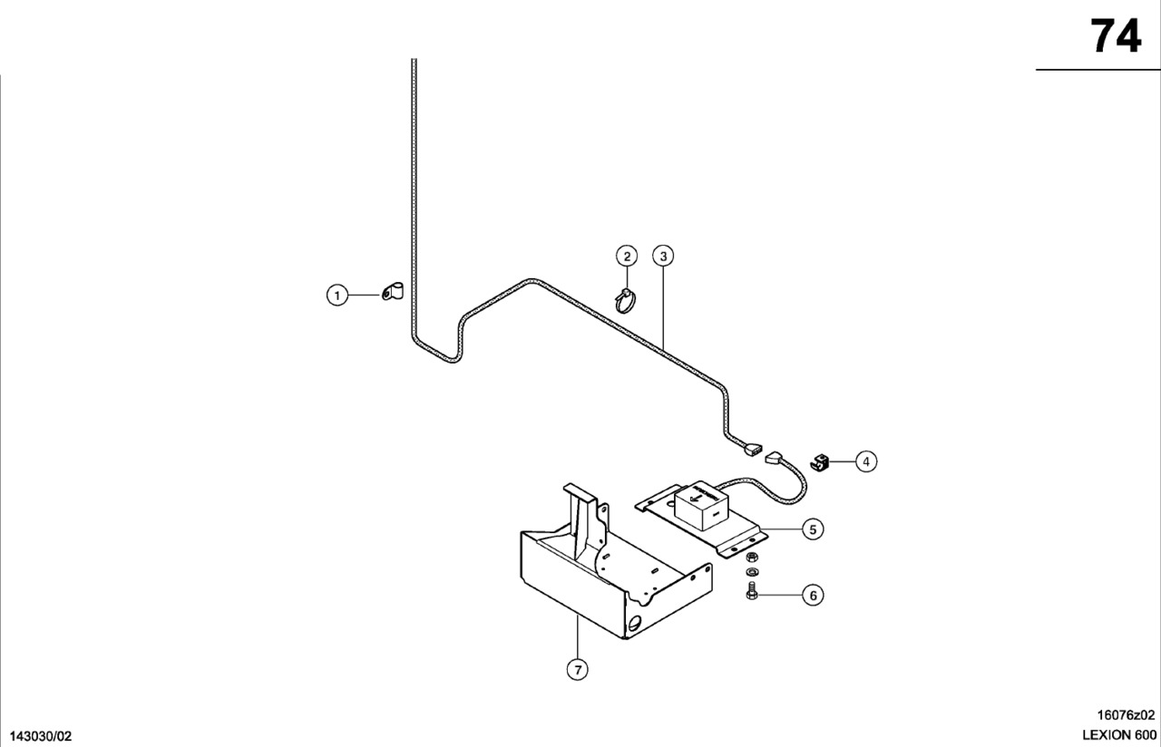 Claas Lexion 600 WIĄZKA KABLI 0000148363 (Elektryka, kwantymetr - czujnik nachylenia) - Sensor per Macchina agricola: foto 1 Claas Lexion 600 WIĄZKA KABLI 0000148363 (Elektryka, kwantymetr - czujnik nachylenia) - Sensor per Macchina agricola: foto 1