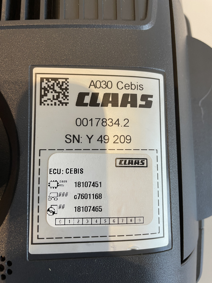 Claas Lexion Tucano - terminal wyświetlacz 0000178342 - Sistema elettrico per Mietitrebbia: foto 2 Claas Lexion Tucano - terminal wyświetlacz 0000178342 - Sistema elettrico per Mietitrebbia: foto 2