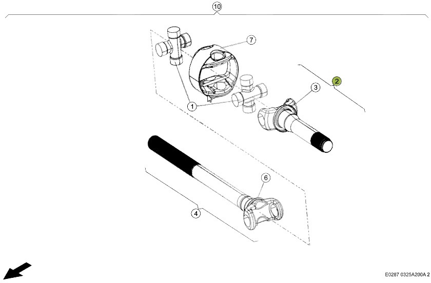 Claas Xerion 4000 - mechanizm róźnicowy dyferencjał - oś wtykana 0014996660 - Differenziale per Macchina agricola: foto 1 Claas Xerion 4000 - mechanizm róźnicowy dyferencjał - oś wtykana 0014996660 - Differenziale per Macchina agricola: foto 1