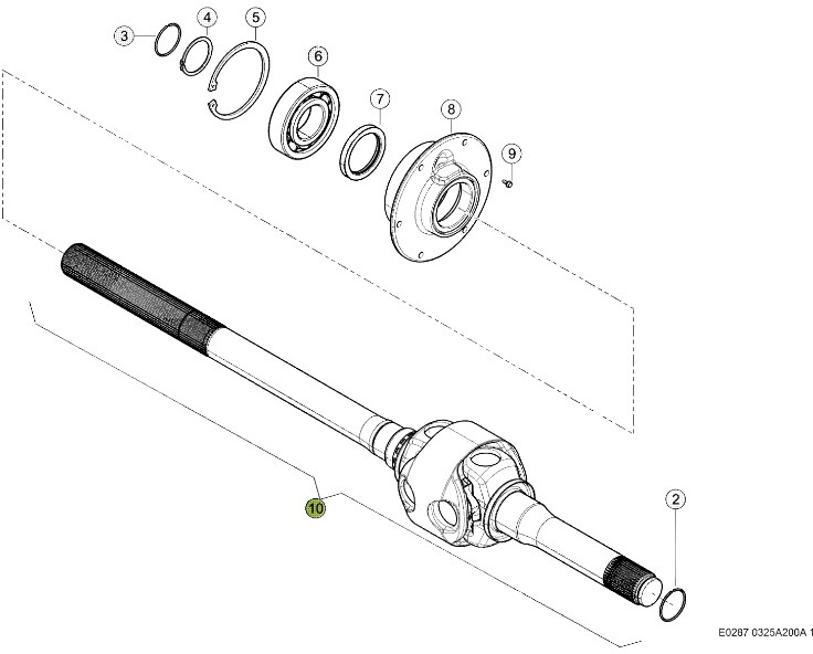 Claas Xerion 4000 - mechanizm róźnicowy dyferencjał - półoś 0006278350 - Differenziale per Macchina agricola: foto 1 Claas Xerion 4000 - mechanizm róźnicowy dyferencjał - półoś 0006278350 - Differenziale per Macchina agricola: foto 1