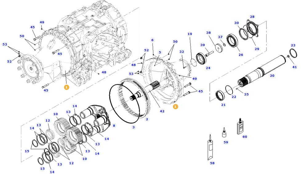 Fendt 828 S4 Vario - oś tylna - jarzmo przekładni planetarnej 835150150024 - Asse posteriore per Macchina agricola: foto 1 Fendt 828 S4 Vario - oś tylna - jarzmo przekładni planetarnej 835150150024 - Asse posteriore per Macchina agricola: foto 1