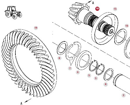 Fendt 924 927 930 933 936 Vario Valtra Wałek Atakujący Z Kołem z12x43 945100410020 945100410010 - Semiasse per Macchina agricola: foto 1 Fendt 924 927 930 933 936 Vario Valtra Wałek Atakujący Z Kołem z12x43 945100410020 945100410010 - Semiasse per Macchina agricola: foto 1