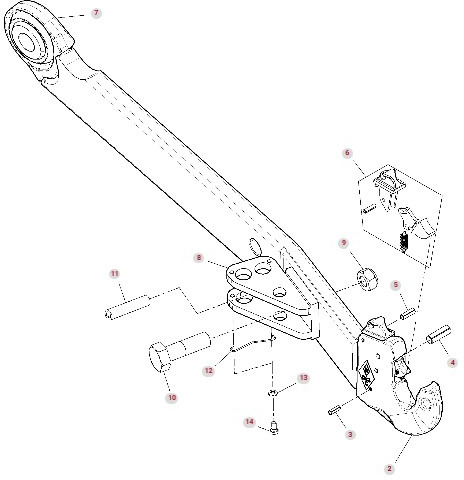 Fendt 930 933 936 942 GEN 7 Ramię Sterujące TUZ Prawe Lewe CZĘŚCI G945870060011 G945870060021 - Telaio per Macchina agricola: foto 1 Fendt 930 933 936 942 GEN 7 Ramię Sterujące TUZ Prawe Lewe CZĘŚCI G945870060011 G945870060021 - Telaio per Macchina agricola: foto 1