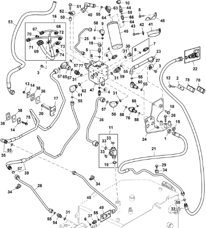 John Deere 9470RX - Zawór zwrotny RE336597 (Hamulec) - Valvola freno per Macchina agricola: foto 1 John Deere 9470RX - Zawór zwrotny RE336597 (Hamulec) - Valvola freno per Macchina agricola: foto 1