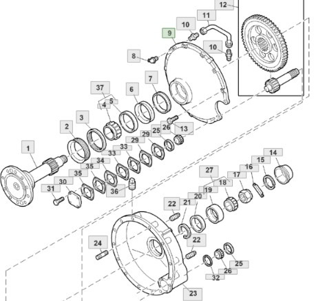 John Deere 9780CTS 9780HM 9780 CTS Napęd Główny Zwrotnica Zwolnica DE31747 DE31746 - Motore di traslazione per Macchina agricola: foto 1 John Deere 9780CTS 9780HM 9780 CTS Napęd Główny Zwrotnica Zwolnica DE31747 DE31746 - Motore di traslazione per Macchina agricola: foto 1
