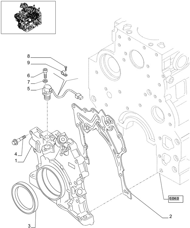 New Holland T6010 Pompa oleju silnikow 2830913 - Pompa olio per Macchina agricola: foto 1 New Holland T6010 Pompa oleju silnikow 2830913 - Pompa olio per Macchina agricola: foto 1